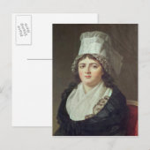 Antoinette Gabrielle Charpentier 1793 Briefkaart (Voorkant / Achterkant)
