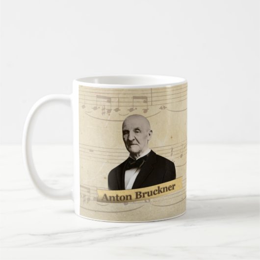 Anton Bruckner Historische Mok (Links)