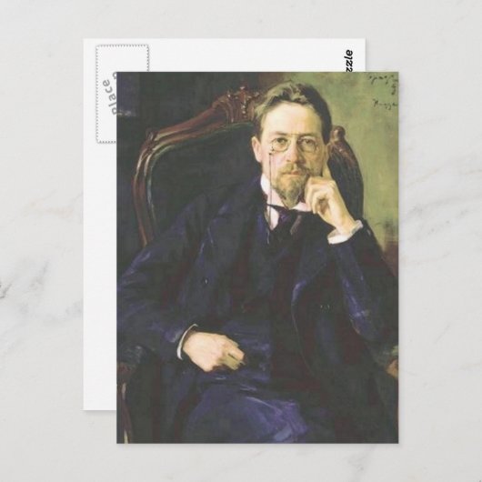 Anton Chekhov 1898 Briefkaart (Voorkant / Achterkant)