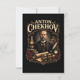 Anton Chekhov Bedankkaart