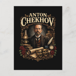 Anton Chekhov Briefkaart