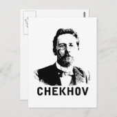Anton Chekhov Briefkaart (Voorkant / Achterkant)