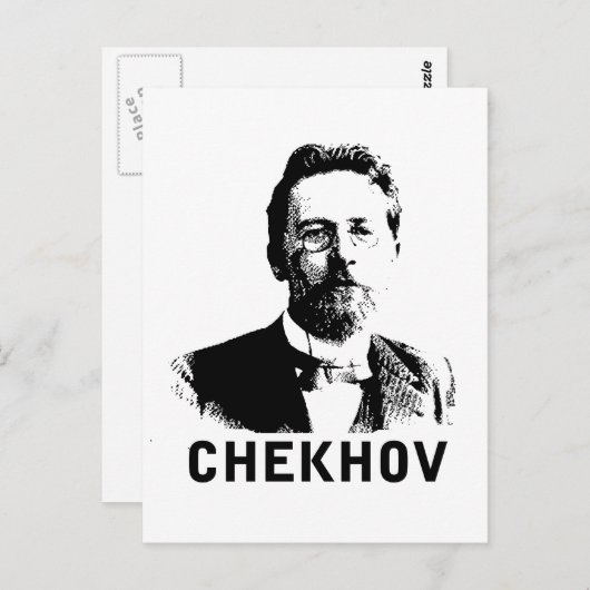 Anton Chekhov Briefkaart (Voorkant / Achterkant)