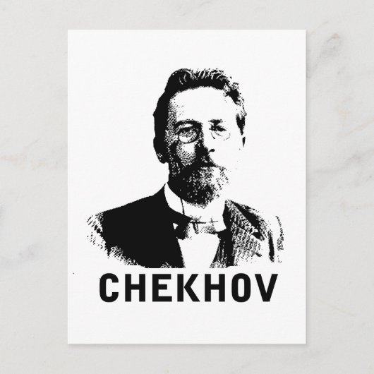 Anton Chekhov Briefkaart (Voorkant)