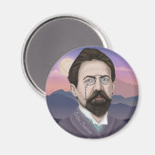 Anton Chekhov Magneet (Voorkant / Achterkant)