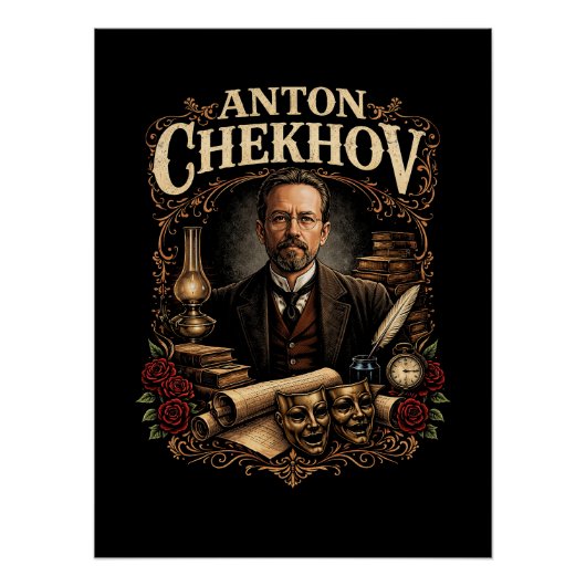 Anton Chekhov Perfect Poster (Voorkant)