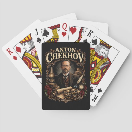 Anton Chekhov Pokerkaarten (Achterkant)