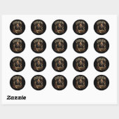 Anton Chekhov Ronde Sticker (Vel)