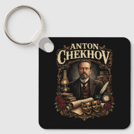 Anton Chekhov Sleutelhanger