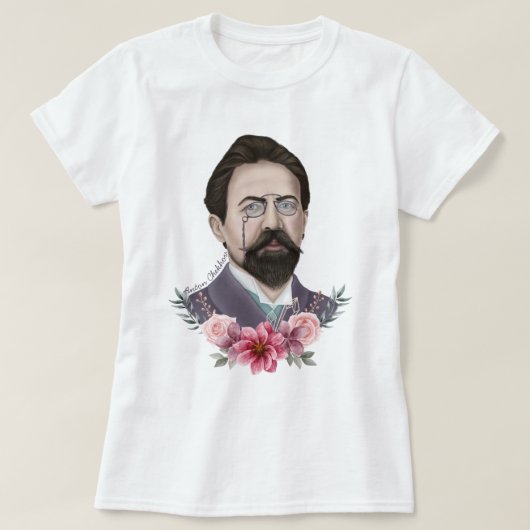 Anton Chekhov T-Shirt (Design voorkant)