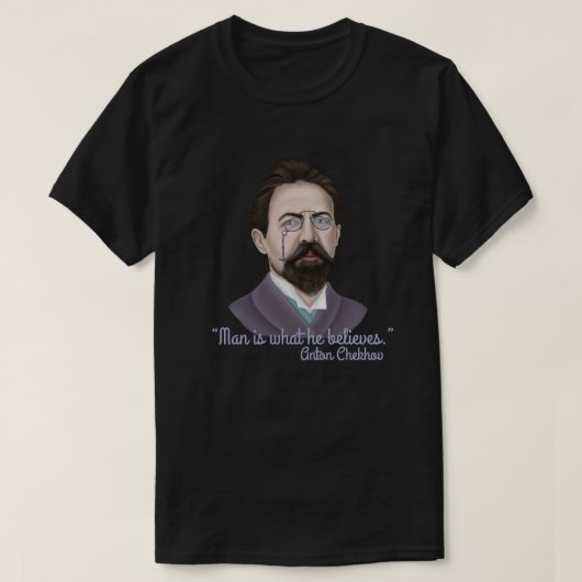 Anton Chekhov T-shirt (Design voorkant)