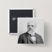 Anton Dvorak Vierkante Button 5,1 Cm (Voorkant /achterkant)