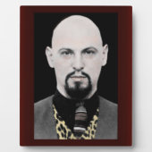Anton LaVey 8x10 stand-upportret Fotoplaat (Voorkant)