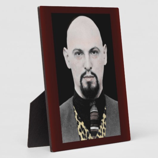 Anton LaVey 8x10 stand-upportret Fotoplaat (Zijkant)