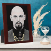 Anton LaVey 8x10 stand-upportret Fotoplaat (Zijkant)