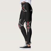 Anton LaVey Sigil {Red} Leggings (Links)