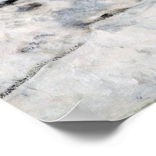 Anton Mauve-kudde van schapen met herder Poster (Hoek)