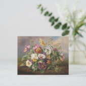 Anton Mollis  Pansy Briefkaart (Staand voorkant)