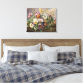 Anton Mollis  Pansy Canvas Afdruk (Insitu (Slaapkamer))