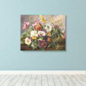 Anton Mollis  Pansy Canvas Afdruk (Insitu (Houten vloer))