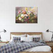 Anton Mollis  Pansy Canvas Afdruk (Insitu (Slaapkamer))