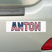 Anton Name Vorname USA Aufkleber Sticker Auto (Op auto)