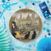 Anton Pieck - Amsterdam Papieren Bordje (Feest)