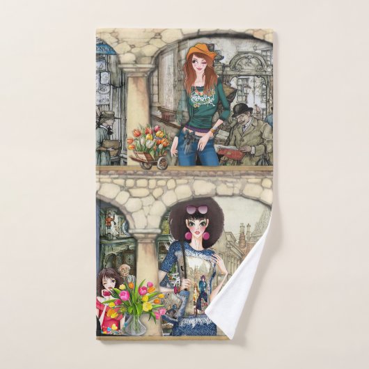  Anton Pieck Art Bad Handdoek (Handdoek)