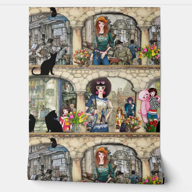  Anton Pieck Art Behang (Afrollen)