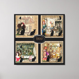 Anton Pieck Art om u te personaliseren Canvas Afdruk