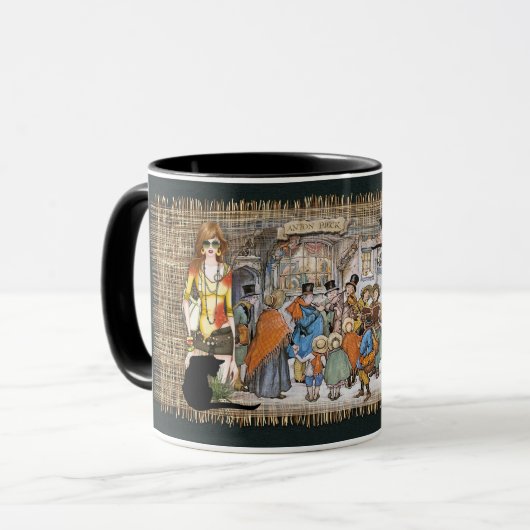 Anton Pieck - carolzangers Mok (Voorkant links)