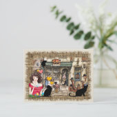 Anton Pieck - Chemicaliënshop Briefkaart (Staand voorkant)