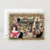 Anton Pieck - Chemicaliënshop Briefkaart (Voorkant / Achterkant)