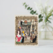 Anton Pieck - Chemicaliënshop Briefkaart (Staand voorkant)