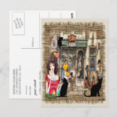 Anton Pieck - Chemicaliënshop Briefkaart (Voorkant / Achterkant)