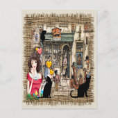 Anton Pieck - Chemicaliënshop Briefkaart (Voorkant)