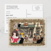 Anton Pieck - Chemicaliënshop Briefkaart (Voorkant / Achterkant)