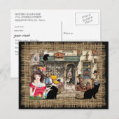 Anton Pieck - Chemicaliënshop Briefkaart (Voorkant / Achterkant)