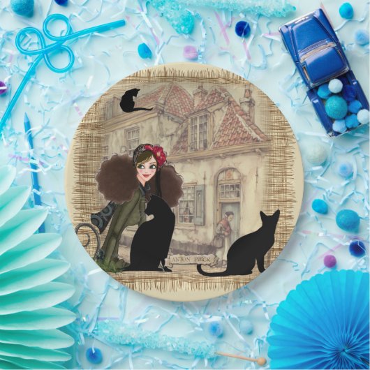 Anton Pieck - Dutch Homes Papieren Bordje (Feest)