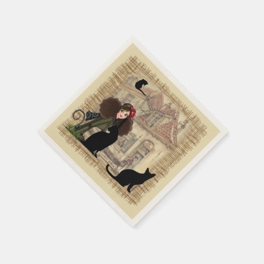 Anton Pieck - Dutch Homes Servetten (Hoek)