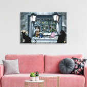 Anton Pieck geïntegreerde reproductie Canvas Afdruk (Insitu (Woonkamer))