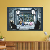 Anton Pieck geïntegreerde reproductie Canvas Afdruk (Insitu (Woonkamer))