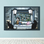 Anton Pieck geïntegreerde reproductie Canvas Afdruk (Insitu (Houten vloer))