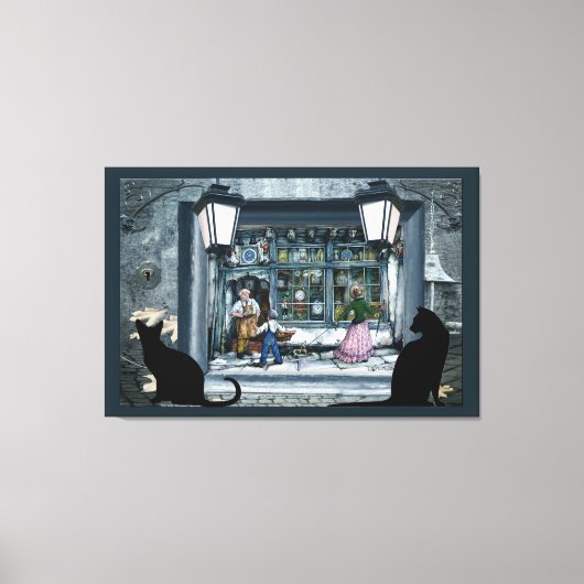 Anton Pieck geïntegreerde reproductie Canvas Afdruk (Voorkant)