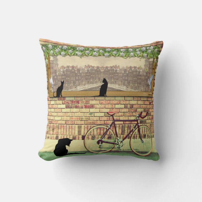 Anton Pieck polyester pillow Kussen (Voorkant)