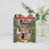 Anton Pieck "The Chemist"-Briefkaart Feestdagenkaart (Staand voorkant)