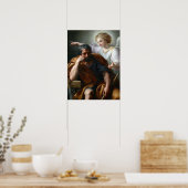 Anton Raphael brengt de droom van Sint-Joseph Poster (Keuken)