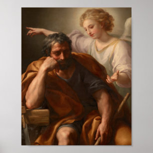 Anton Raphael draagt de droom van sint-jozef Poster