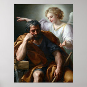 Anton Raphael Mengs de Droom van St. Joseph Poster