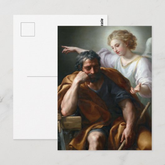 Anton Raphael Mengs The Dream of St. Joseph Briefkaart (Voorkant / Achterkant)
